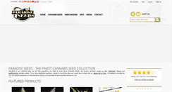 Desktop Screenshot of paradise-seeds.com