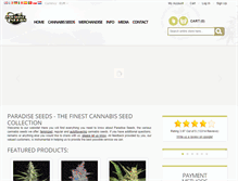 Tablet Screenshot of paradise-seeds.com